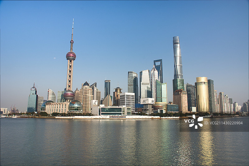 中国上海高楼大厦城市建筑风光图片素材