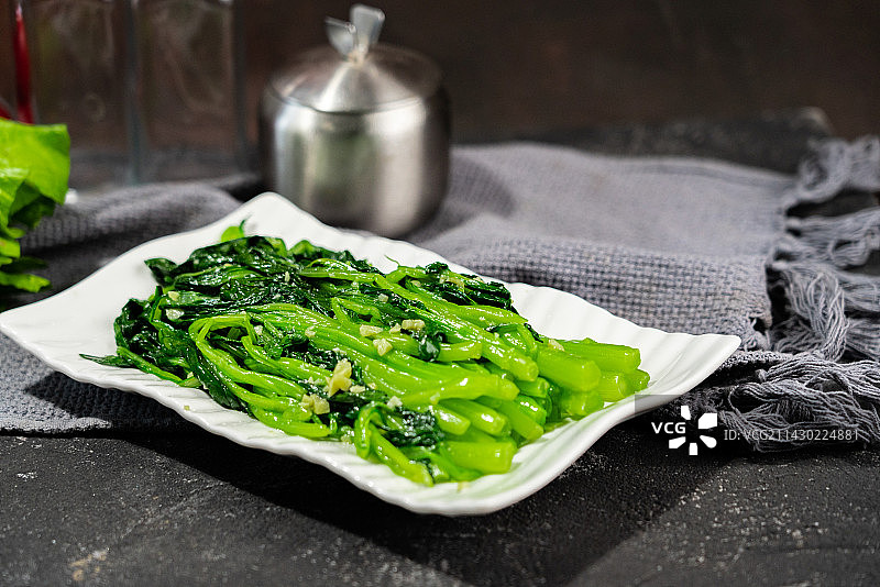 清炒菜心图片素材