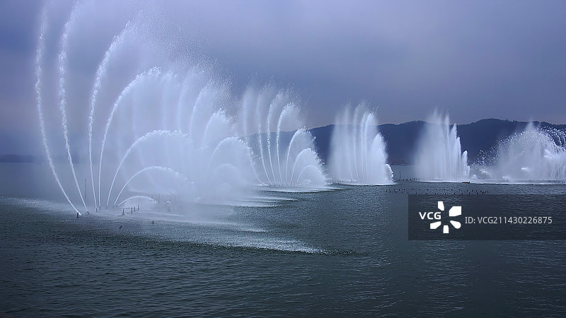 音乐喷泉图片素材