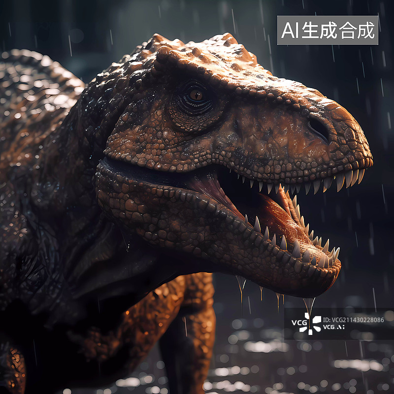 【AI数字艺术】霸王龙系列图片素材