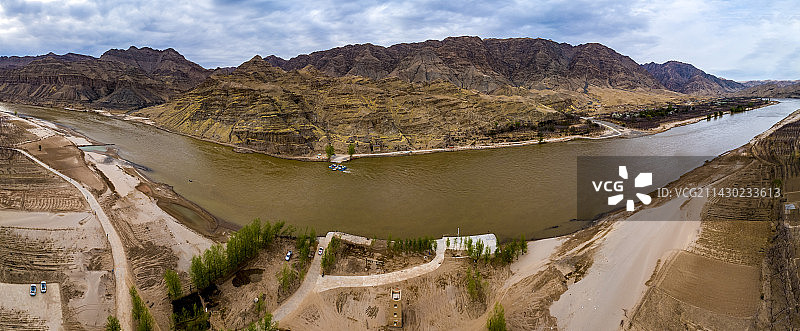 历史文化名村--宁夏中卫南长滩图片素材