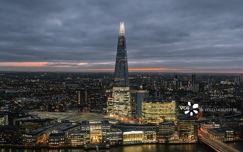 伦敦碎片大厦图片素材