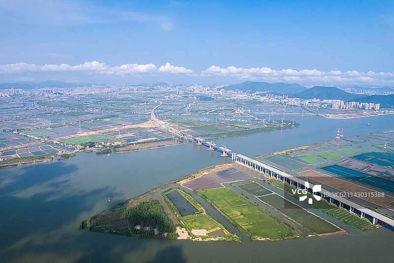 珠海大桥香海大桥航拍图片素材