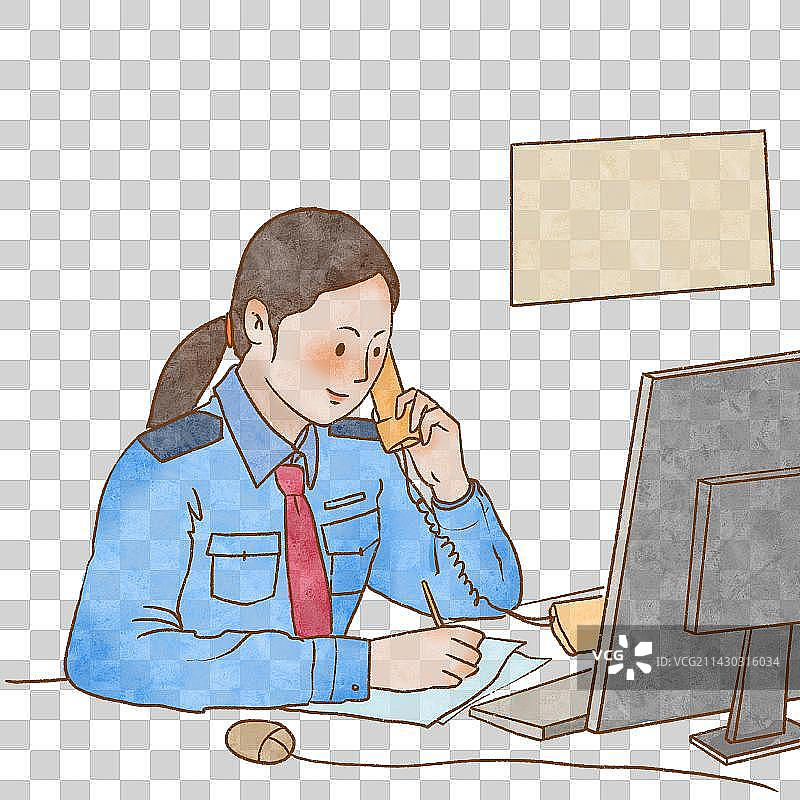 在电脑前工作的人图片素材