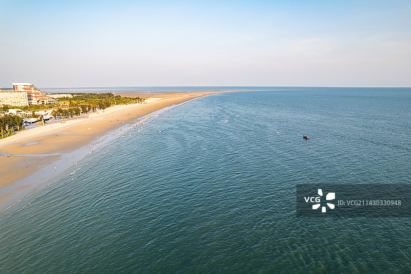 中国广西北海银滩景区海景风光图片素材