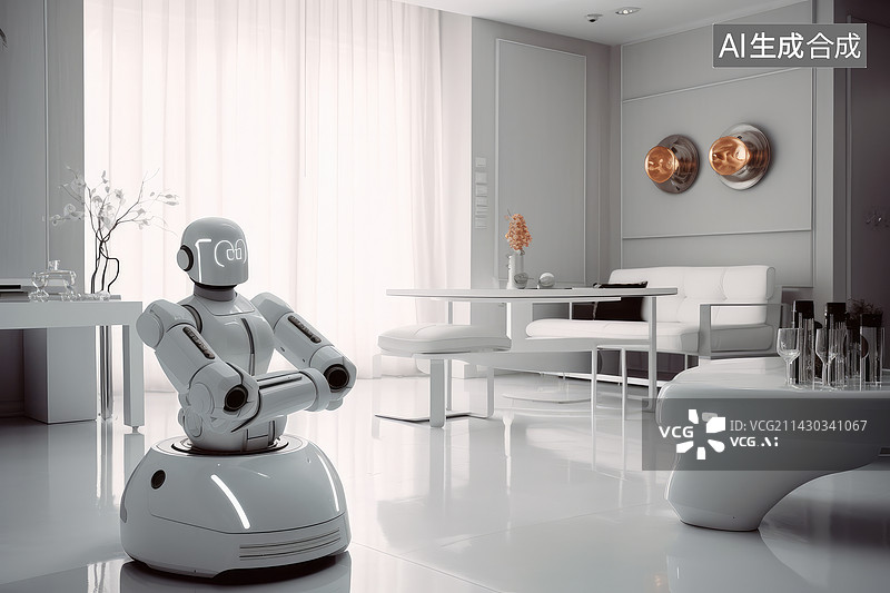 【AI数字艺术】室内居家科技感图片素材