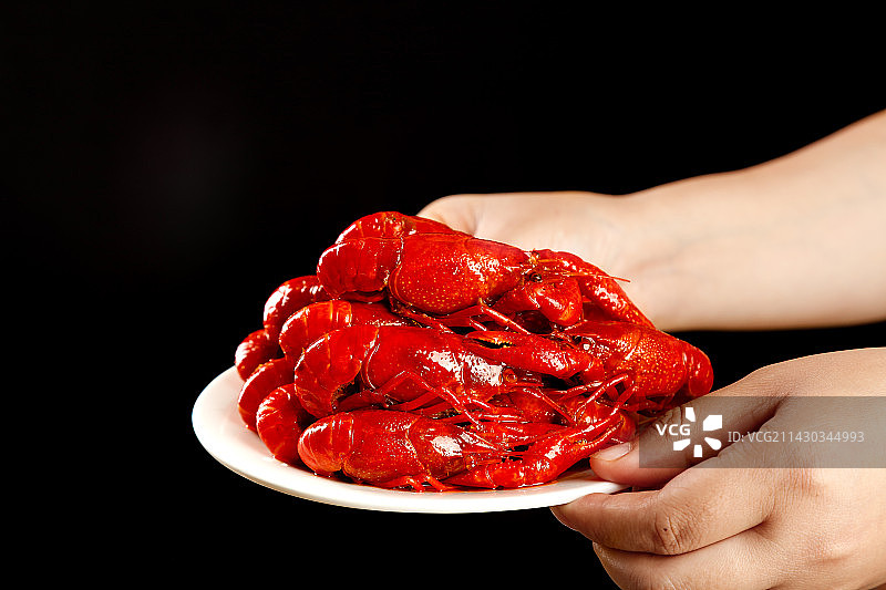 深底上的小龙虾图片素材