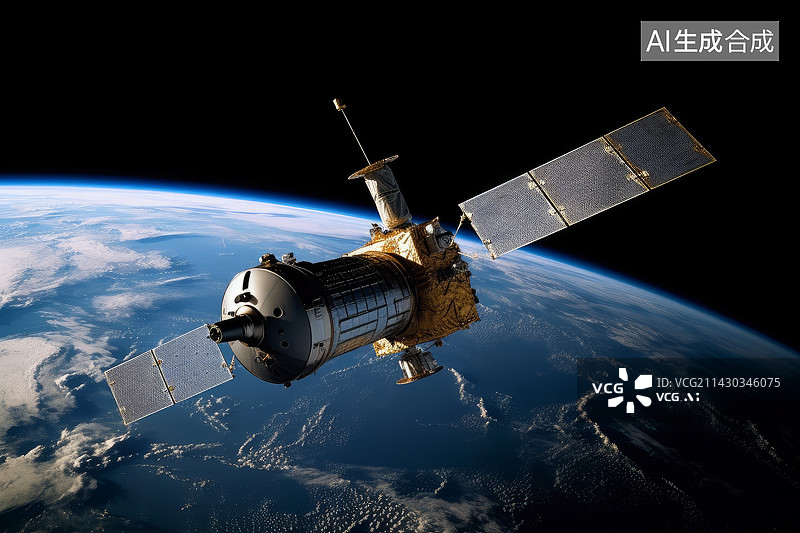 【AI数字艺术】科技卫星图片素材