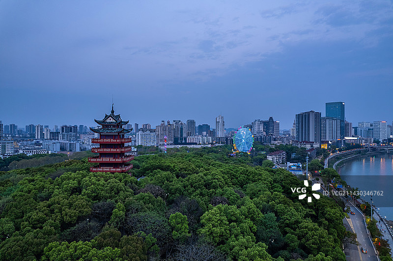 中国湖南省株洲市神农公园图片素材