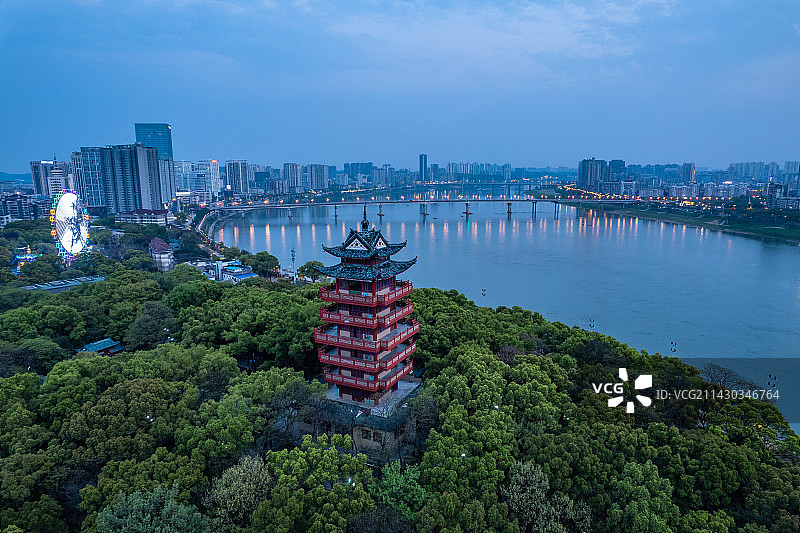 中国湖南省株洲市神农公园图片素材