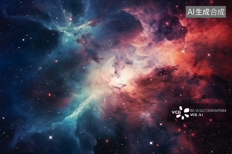 【AI数字艺术】宇宙星云创意图片素材