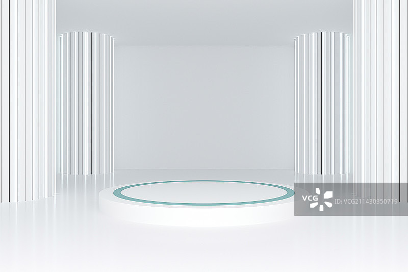 3D室内空间建筑结构图片素材