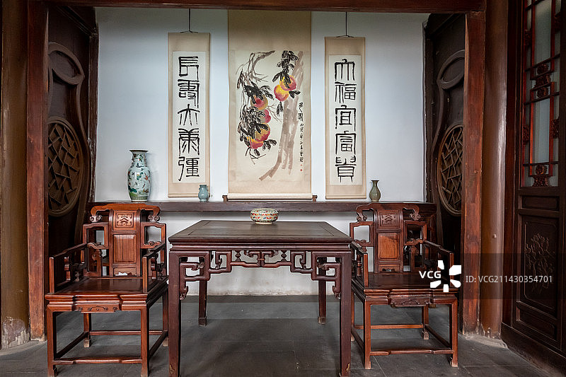 齐白石旧居纪念馆Memorial Hall of Qibaishi Old Residence图片素材