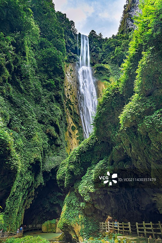 靖西通灵大峡谷图片素材