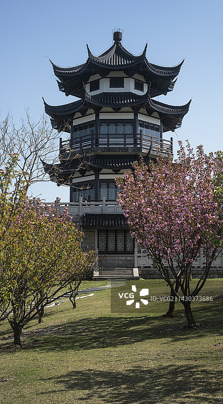 新四军太湖游击队纪念馆，苏州太湖，四月天图片素材