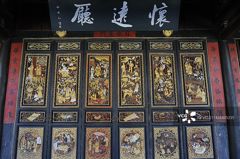 云南建水古镇朱家花园图片素材