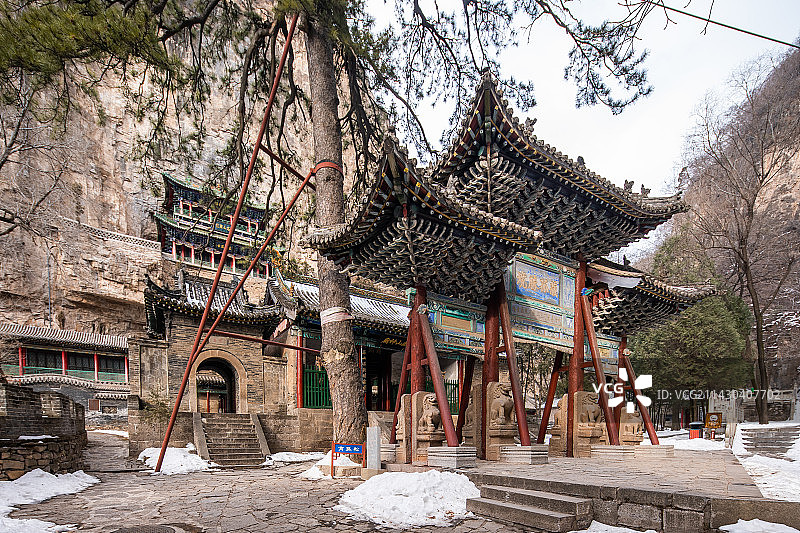 山西省阳泉市盂县藏山风景区图片素材