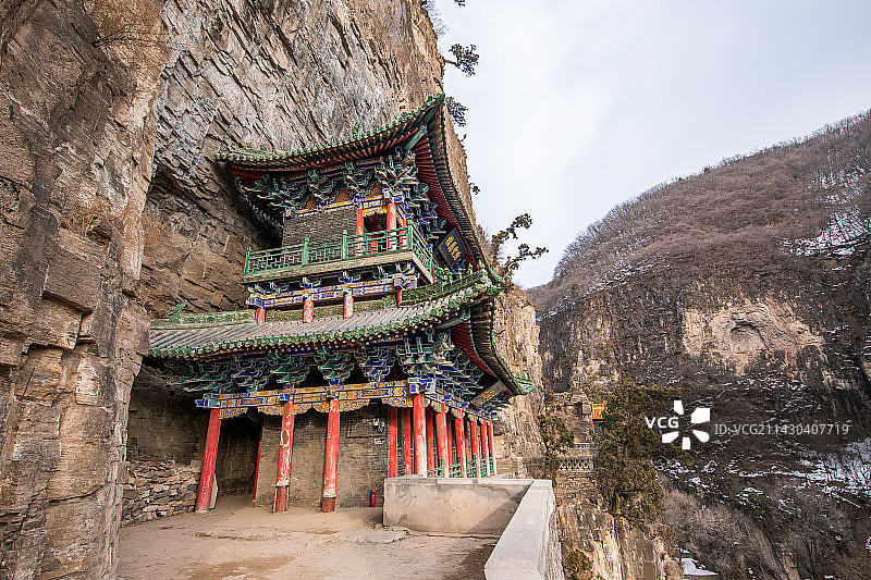 山西省阳泉市盂县藏山风景区图片素材