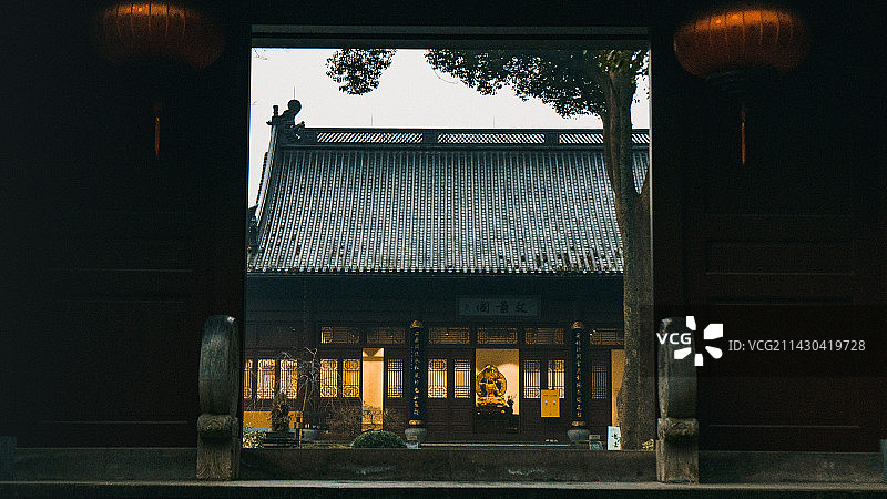 杭州飞来峰灵隐永福寺图片素材