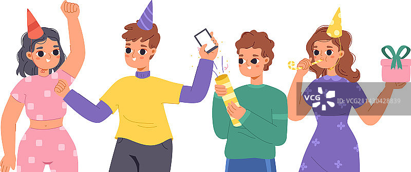 青少年生日派对图片素材