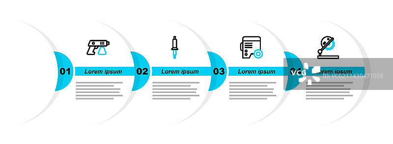木工用电动台锯线条图片素材