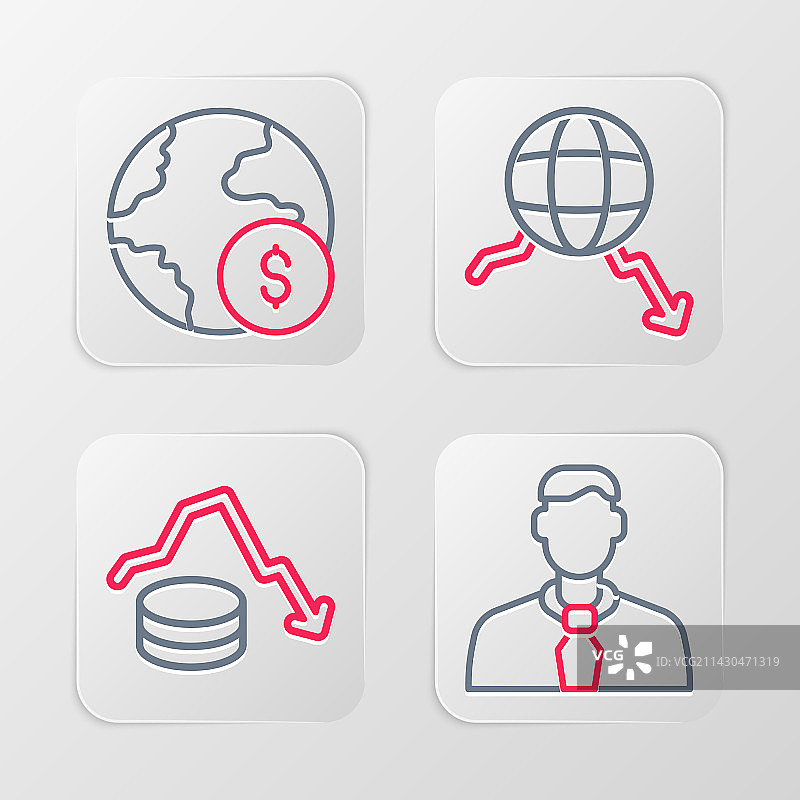 流水线工人时薪降低全球示意图片素材