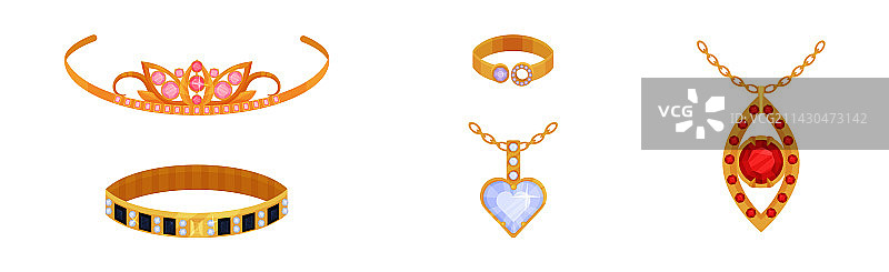 作为个人装饰品的珠宝图片素材