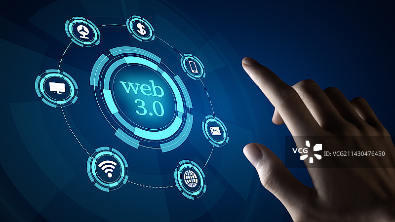 Web3或web3.0概念图片素材