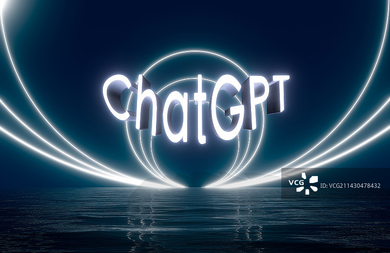 科技概念点线组成的网络科技概念，ChatGPT人工智能，科技星空概念背景图图片素材