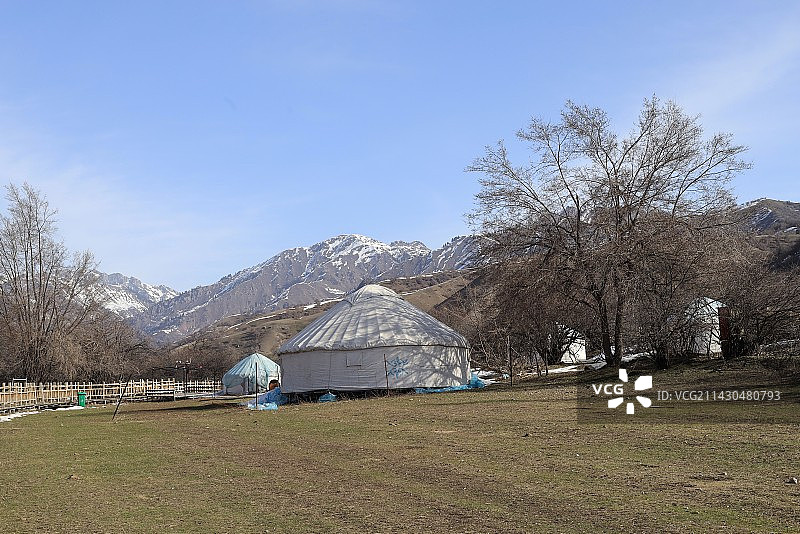 新疆大西沟福寿山风光图片素材