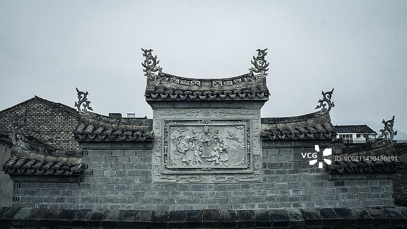 浙江临海紫阳街台州府城墙图片素材