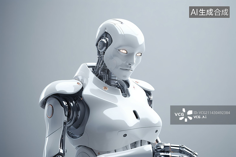 【AI数字艺术】ai人工智能机器人图片素材