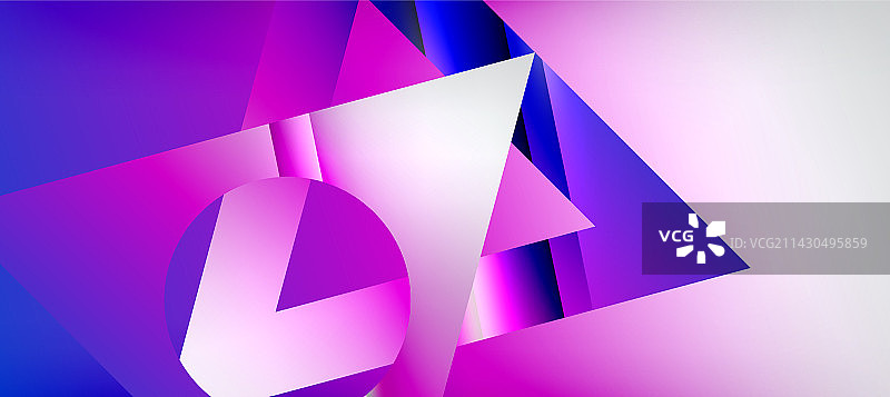 三角形抽象背景与闪亮和光泽图片素材