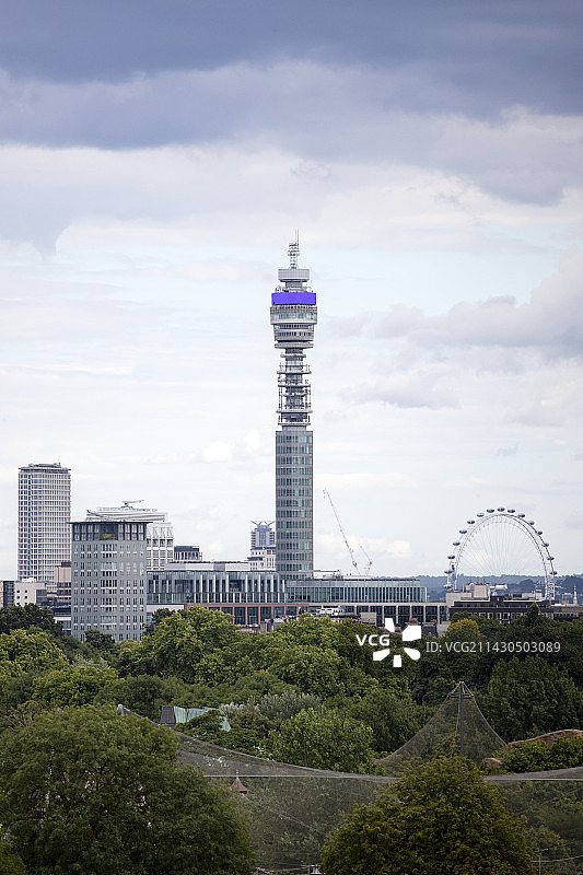 英国伦敦电视塔图片素材