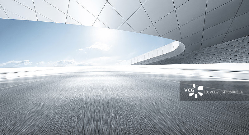 现代建筑道路图片素材