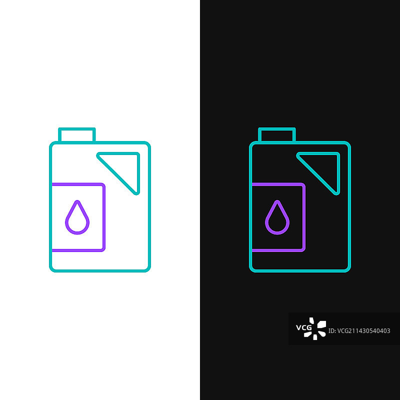 线筒用于电机机油图标隔离图片素材