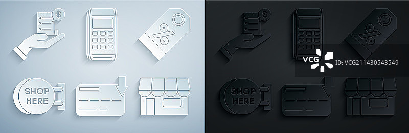 信用卡与招牌图片素材