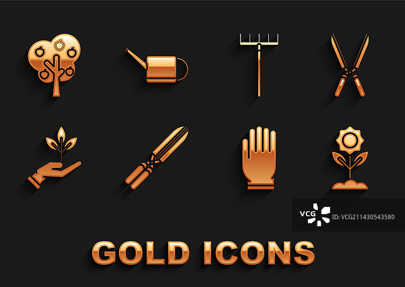 手工园艺剪刀套装图片素材