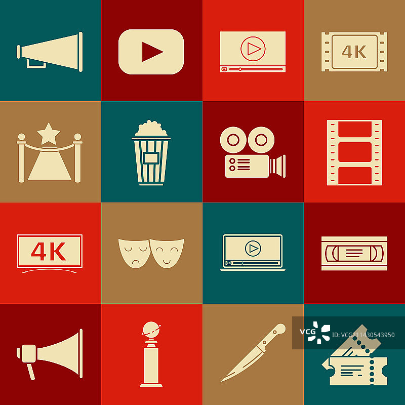 电影票VHS录像带图片素材