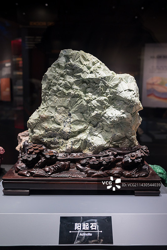 中国重庆自然资源科普馆阳起石图片素材