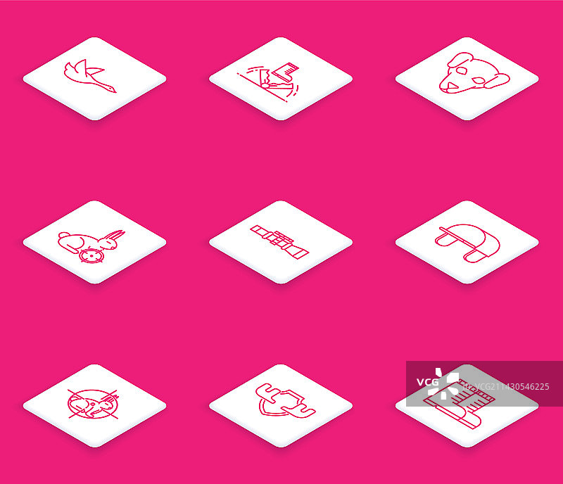 飞鸭陷阱狩猎猎犬线条图片素材