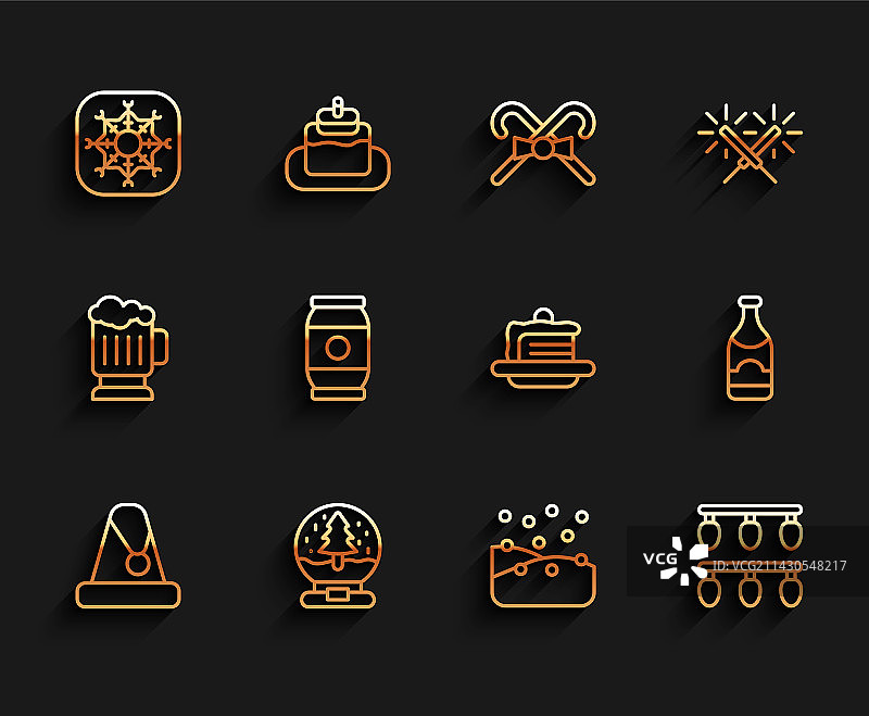 圣诞老人帽、水晶球图片素材