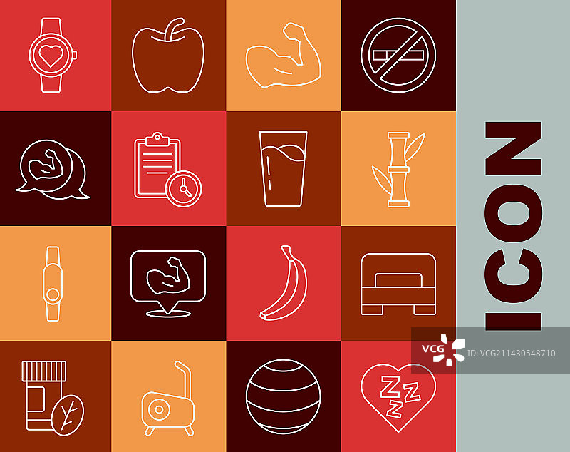 睡床、竹子和健美运动员图片素材