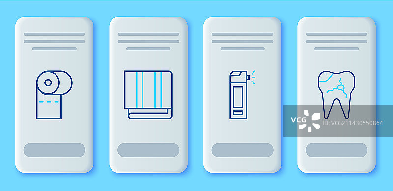 毛巾堆叠喷雾瓶套装图片素材