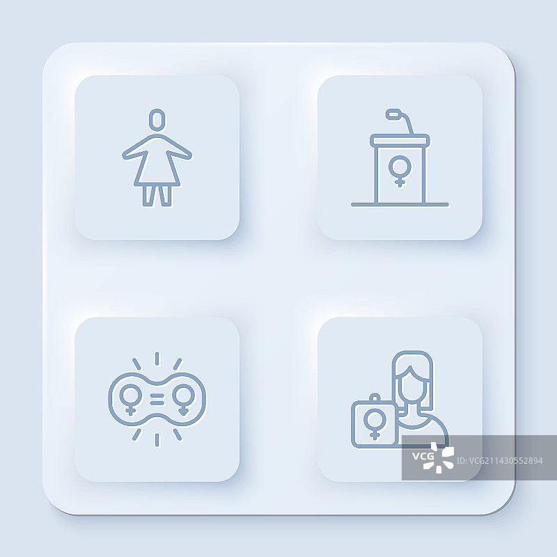 女性辩论讲台、演讲台性别图片素材