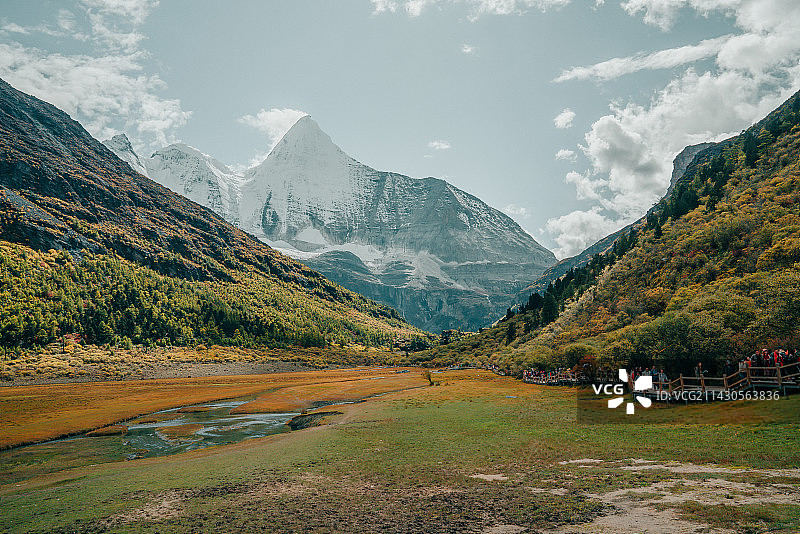 川藏线甘孜稻城亚丁风光图片素材