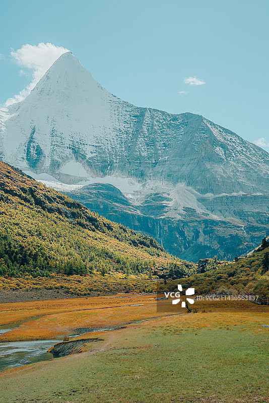 川藏线甘孜稻城亚丁风光图片素材