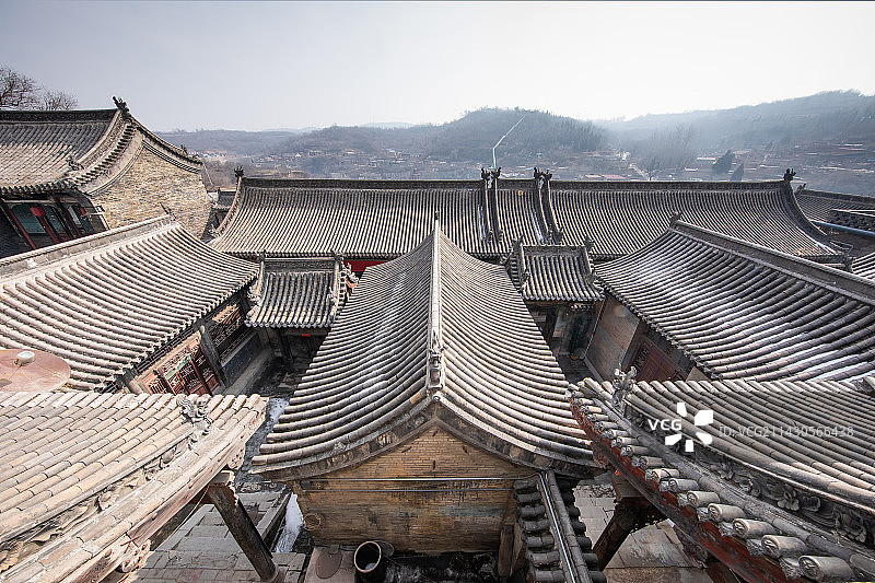 山西省阳泉市石评梅故居图片素材