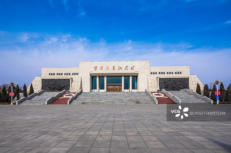 山西省阳泉市狮脑山公园百团大战纪念馆图片素材
