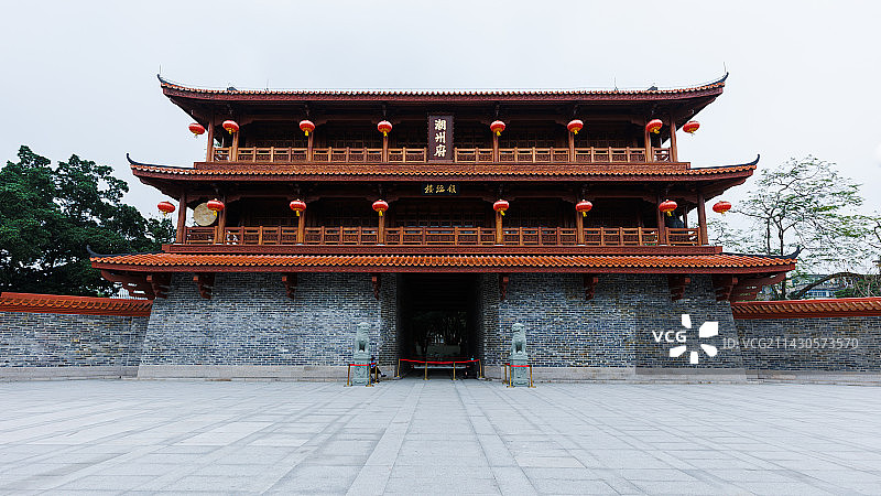 潮州古城景区景观一组图片素材